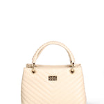 Borsa a mano da donna Vera pelle JR-W-1107SA-BONE-GOLD John Richmond