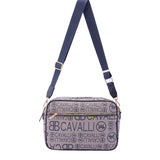 Borsa a tracolla da donna Ecopelle BC1416-BLU B Cavalli