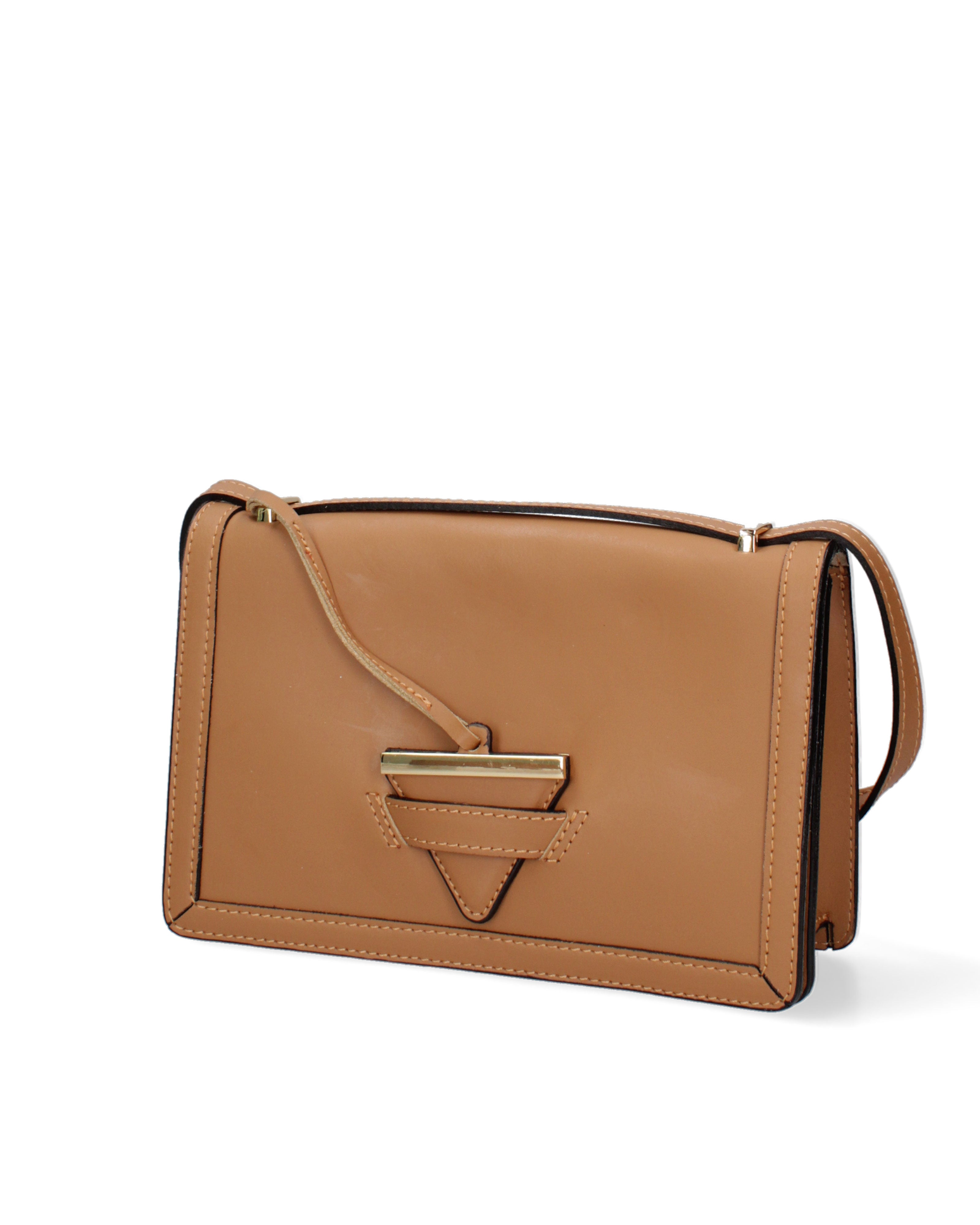 Ardena Borsa a tracolla da donna Vera pelle 1324-CUOIO Gave Lux