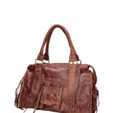 Elara Borsa a spalla da donna Vera pelle 06090-041 MARRONE Gave Lux