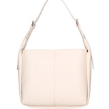 Borsa a spalla da donna Misto pelle e tessuto 07157-D37 LATTE Roberta Rossi
