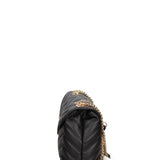 Borsa a spalla da donna Vera pelle JR-W-1105SA-BLACK-GOLD John Richmond