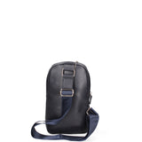 Borsa a tracolla da donna Ecopelle DC1830-2-BLUE JEANS Diana&co