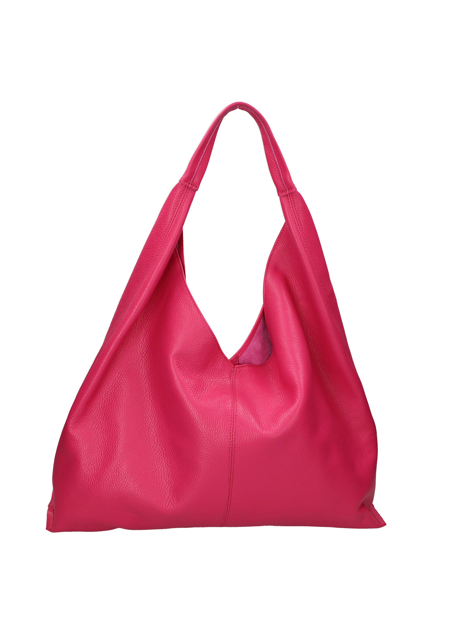 Ginger Borsa a spalla da donna Vera pelle 05788-D02 FUXIA Gave Lux
