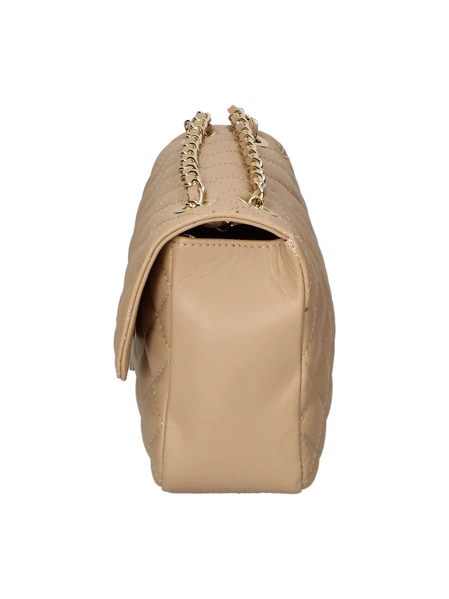 Clizia Borsa a spalla da donna Vera pelle 6078-S40 TAUPE Gave Lux