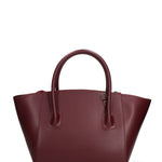 Borsa a mano da donna 100% vera pelle JR-W-1102MBX-BURGUNDY-CDF John Richmond