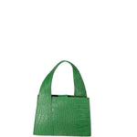 Borsa a mano da donna Vera pelle effetto cocco 07220-C47 VERDE Roberta Rossi