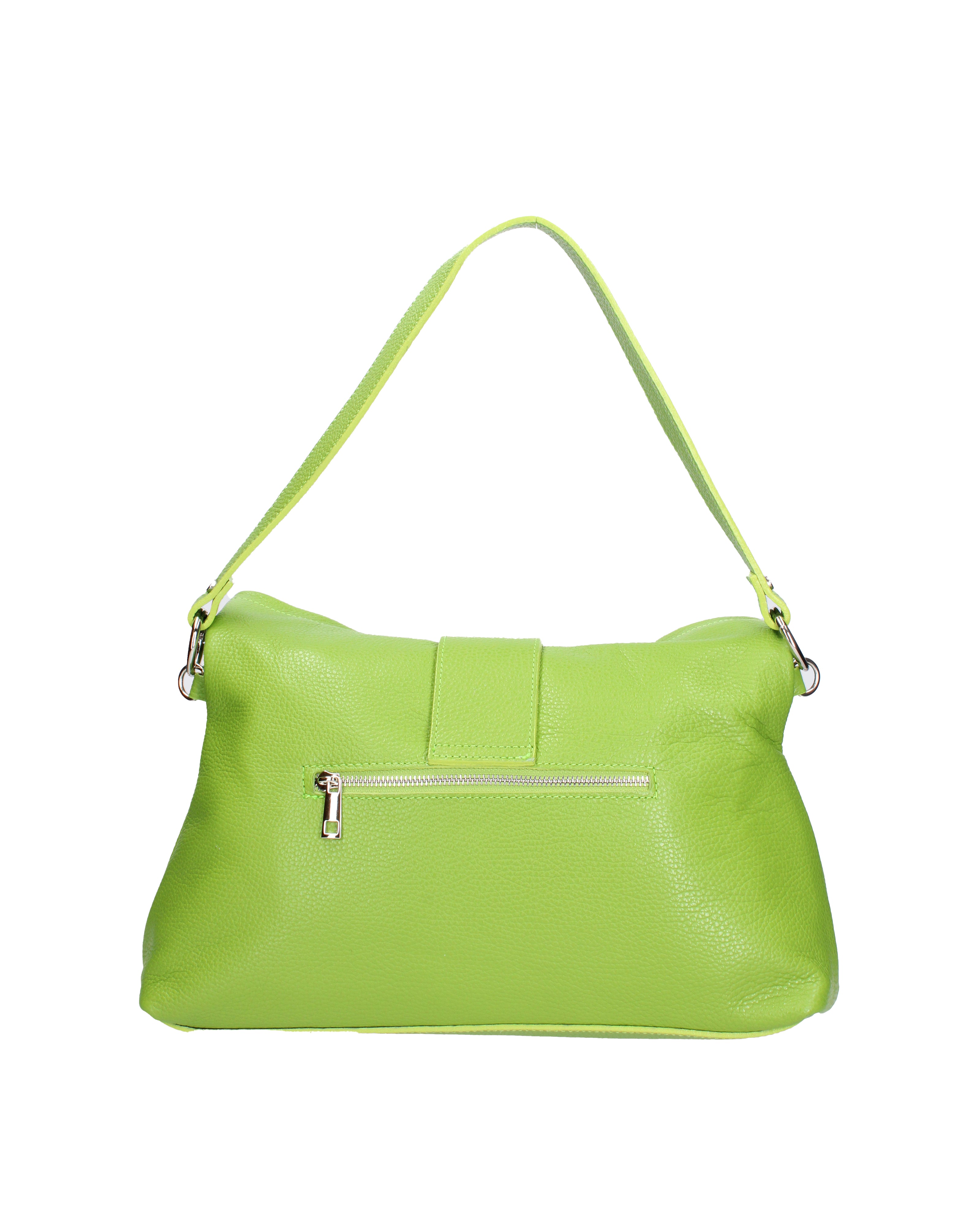 Grace Borsa a spalla da donna Vera pelle 07158-D12 VERDE Viola Castellani