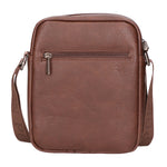 Borsa a tracolla uomo 100% PU Leather PCL3007-COFFEE Northampton Polo Club