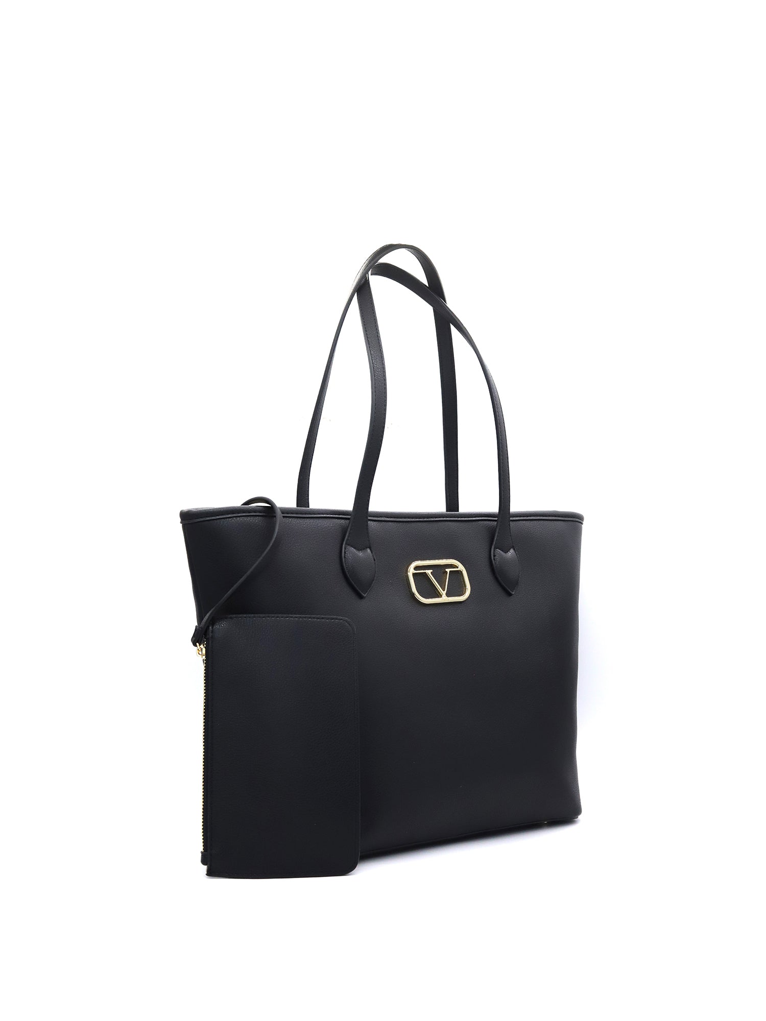 Santorini Borsa Shopper da donna Ecopelle VB-203-NERO 19V69 Italia