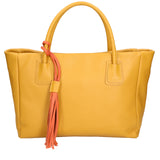Rosalie Borsa a spalla da donna 100% pelle 06503-D36 SENAPE Gave Lux