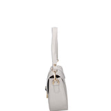 Borsa a spalla da donna Vera pelle 07229-L119 GRIGIO CHIARO Roberta Rossi