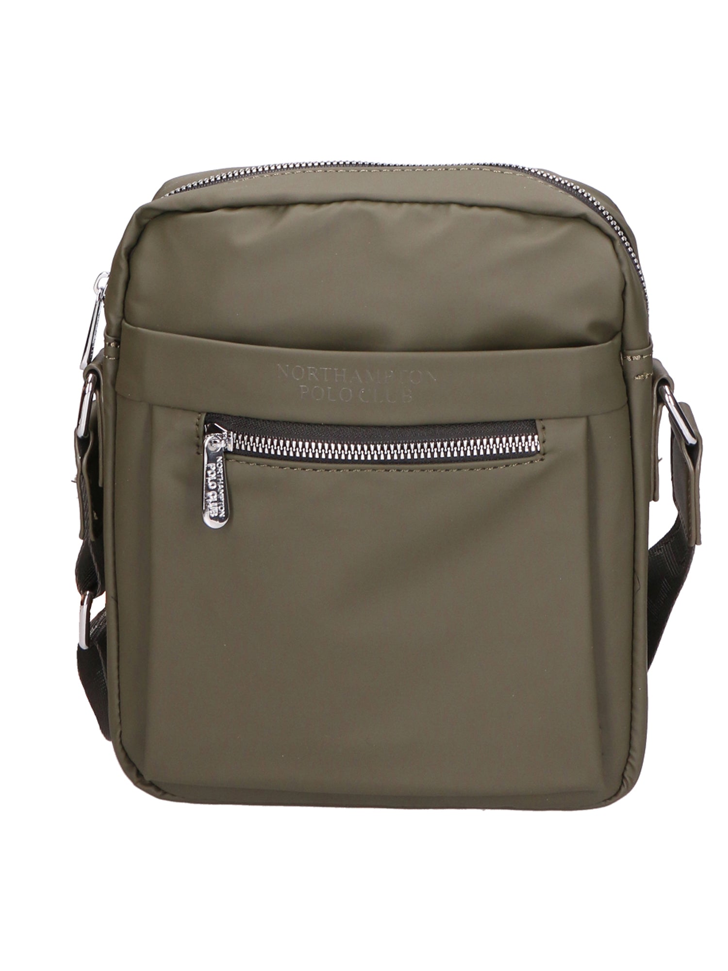 Borsa a tracolla uomo 100% PU Leather PCL3015-GREEN Northampton Polo Club