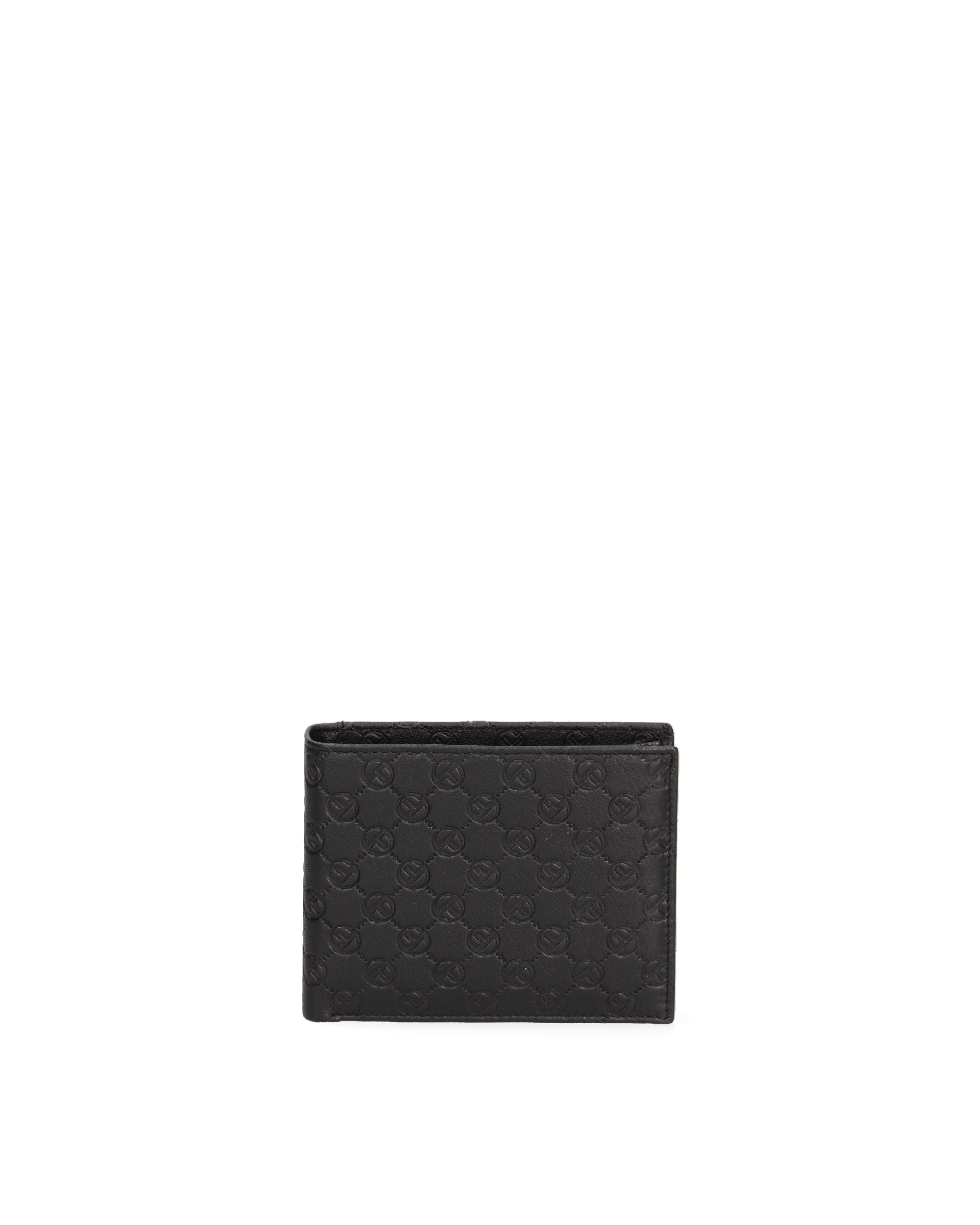 Portafoglio uomo in vera pelle Sfoderato K50117P029-NERO+NERO Sergio Tacchini