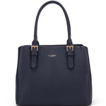 Borsa a mano da donna 100% pelle vegana PU 716-2PT-NAVYBLUE Diana&co