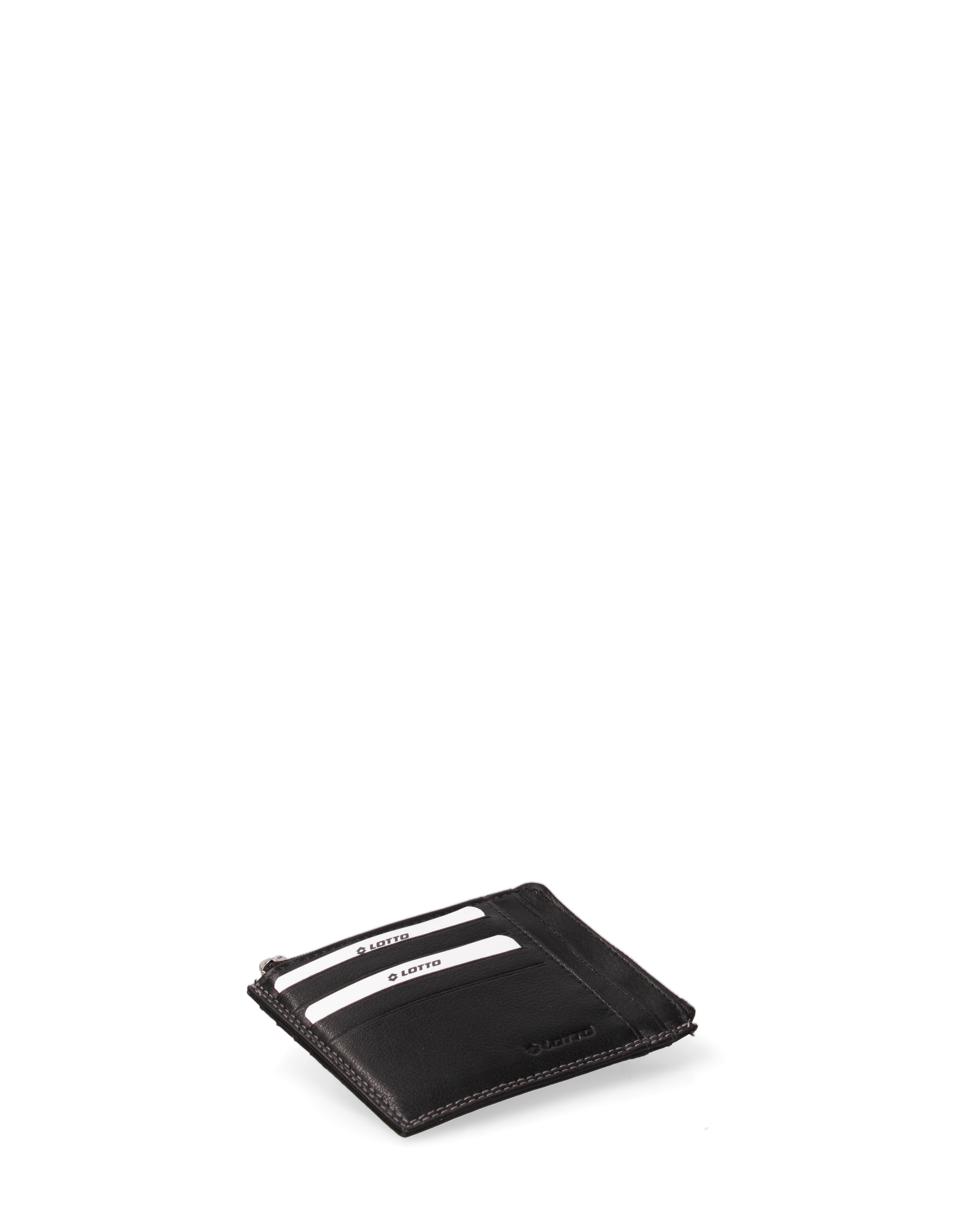 Portafoglio uomo in vera pelle Con Zip LTT1162-U11-NERO Lotto