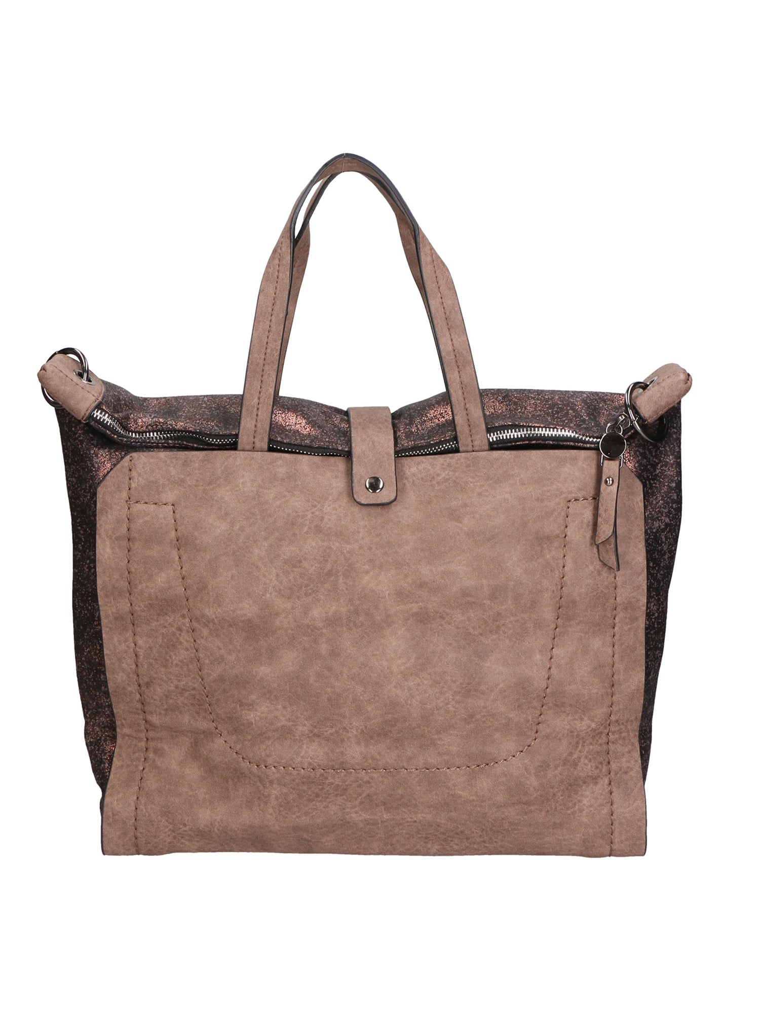 Rosella Borsa a mano da donna Ecopelle LK0245-FANGO Gave Lux