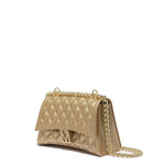 Borsa a mano da donna 100% Pvc FLAT RHOMBUS M-GOLD + LIGHT GOLD Marc Ellis