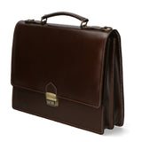 Ivo 7003-T.MORO Borsa da lavoro unisex in vera pelle Gave Lux