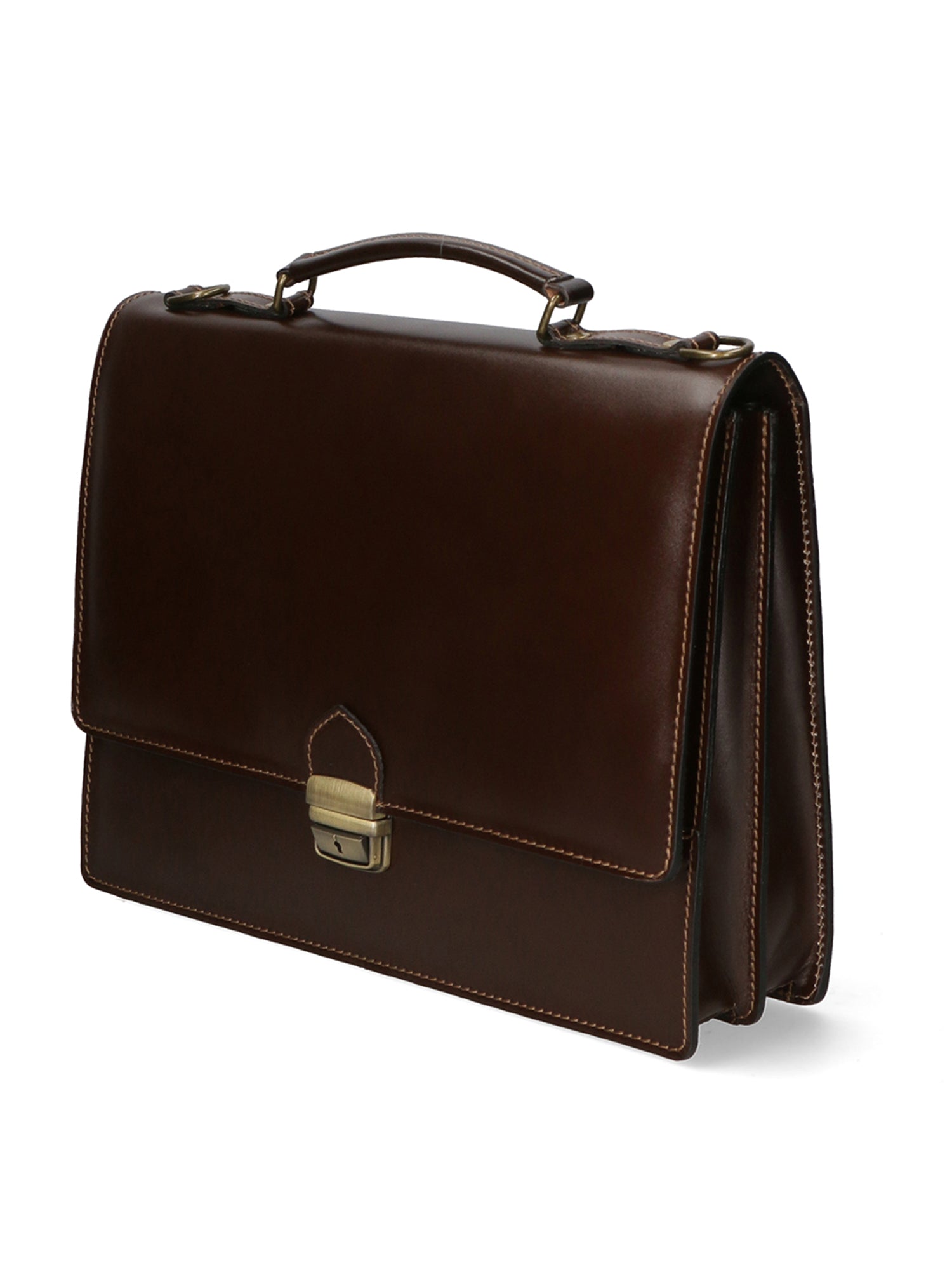 Ivo 7003-T.MORO Borsa da lavoro unisex in vera pelle Gave Lux