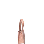 Borsa a mano da donna Vera pelle effetto cocco 07220-C68 ROSA Roberta Rossi