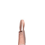 Borsa a mano da donna Vera pelle effetto cocco 07220-C68 ROSA Roberta Rossi