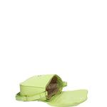 Borsa a spalla da donna Vera pelle 07152-D12 VERDE Viola Castellani