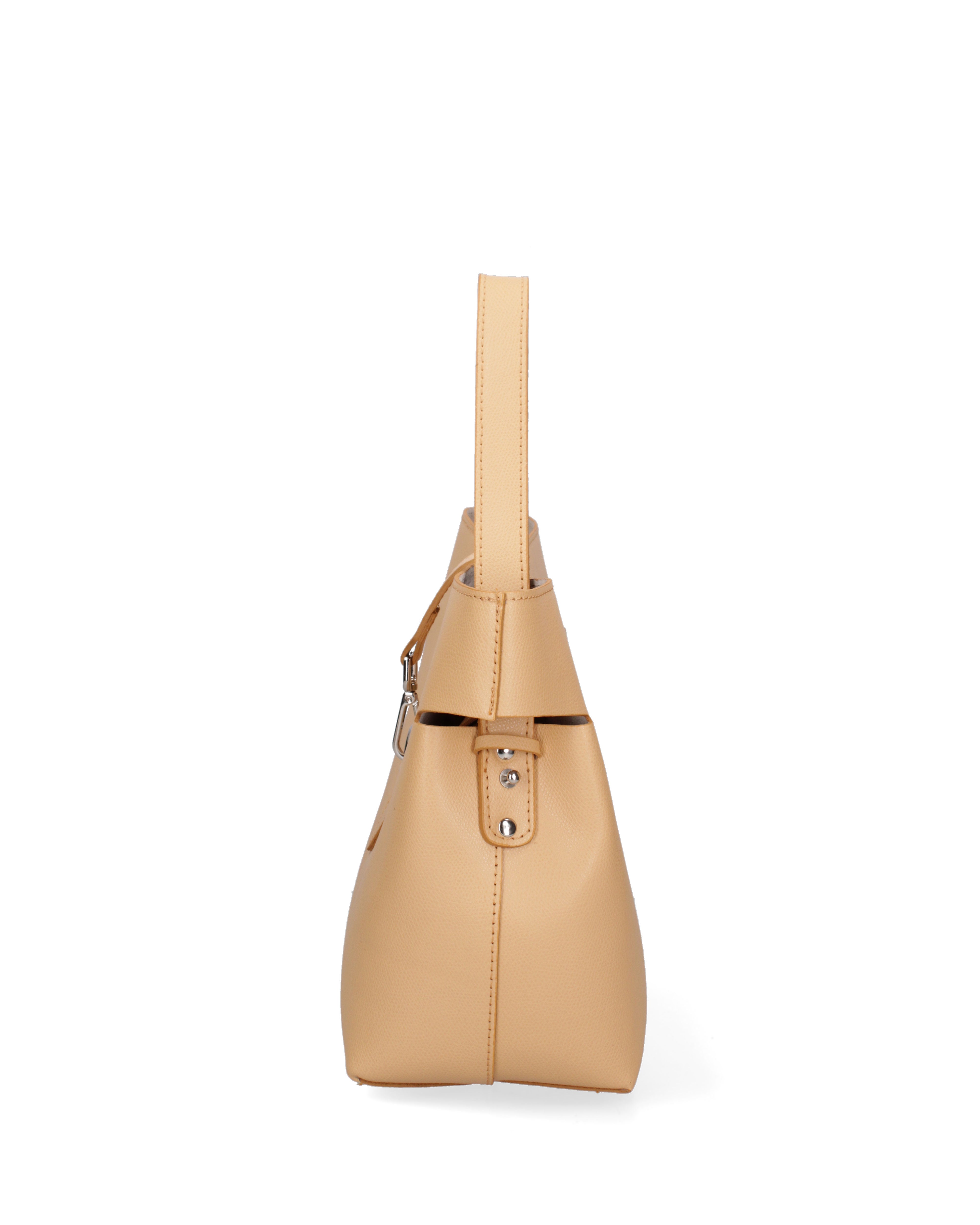 Liviana Borsa a mano da donna Vera pelle 07379-PL81 SABBIA Gave Lux