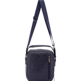 Borsa a tracolla uomo Ecopelle e poliestere BC1193-BLU B Cavalli