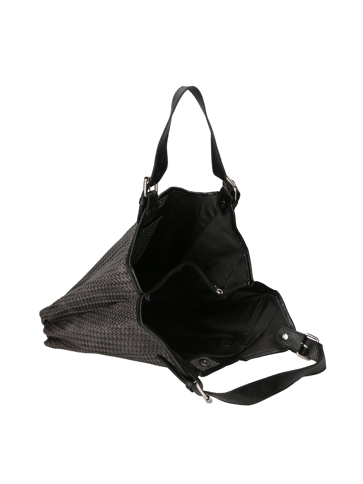 Elettra Borsa a mano da donna Vera pelle 80050-GRIGIO Gave Lux
