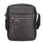 Borsa a tracolla uomo 100% pelle PU PCL3009-BLACK Northampton Polo Club