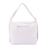 Borsa a spalla da donna Ecopelle e poliestere BC1407-WHITE B Cavalli