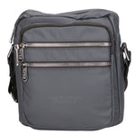 Borsa a tracolla uomo 100% pelle PU PCL3020-GREY Northampton Polo Club