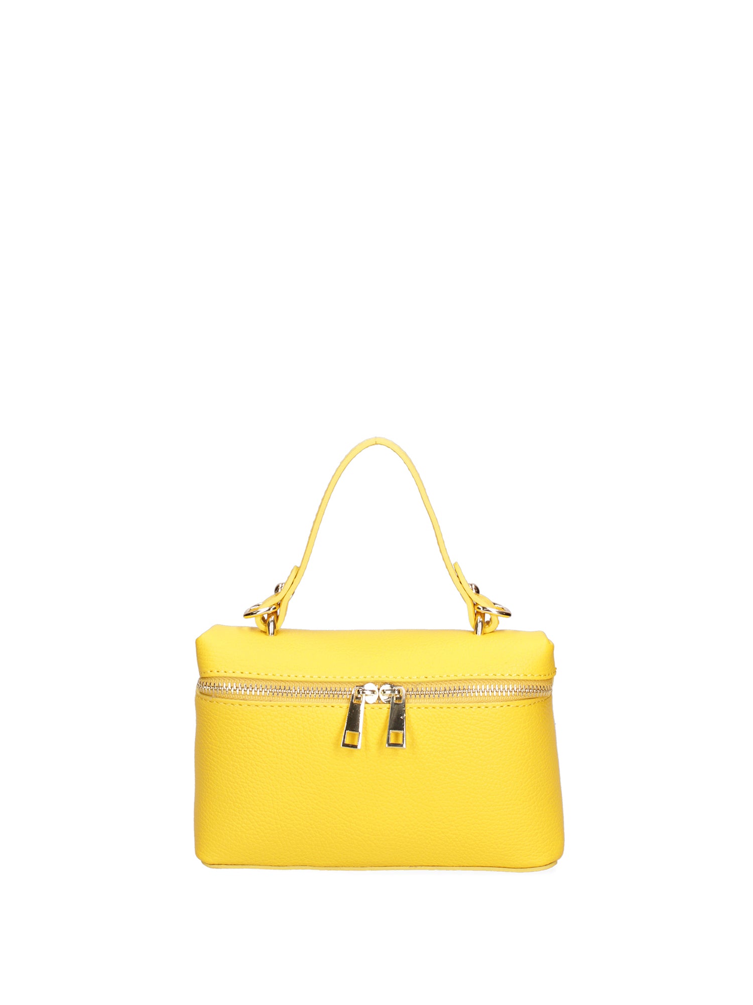 Borsa a mano da donna Vera pelle 07160-D504 YELLOW Roberta Rossi