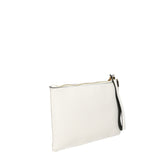 Embera 194834-BIANCO Pochette da donna in vera pelle Gave Lux