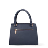 Borsa a mano da donna Ecopelle e Zip 614-2-NAVY BLUE Diana&co