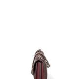 Siracusa Borsa a tracolla da donna Vera pelle 1703-BORDO Gave Lux