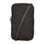 Alessandria Borsa a tracolla da donna Paglia Tabru 05001-NERO BLACK Gave Lux