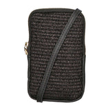 Alessandria Borsa a tracolla da donna Paglia Tabru 05001-NERO BLACK Gave Lux