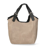 Elettra Borsa a mano da donna Vera pelle 80050-TAUPE Gave Lux