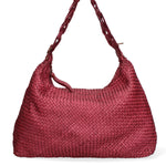 Asteria Borsa a spalla da donna Vera pelle 7799-BORDO Gave Lux