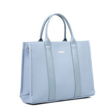 Borsa a mano da donna 100% pelle vegana PU 715-3PT-LIGHTBLUE Diana&co