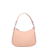 Borsa a spalla da donna 100% pelle ruga 07241-L805 LILLA Roberta Rossi
