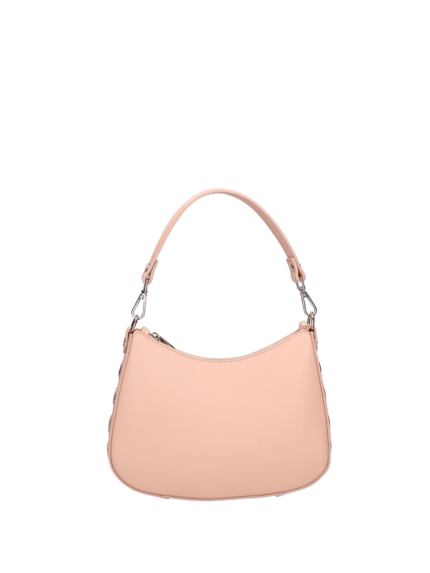 Borsa a spalla da donna 100% pelle ruga 07241-L805 LILLA Roberta Rossi