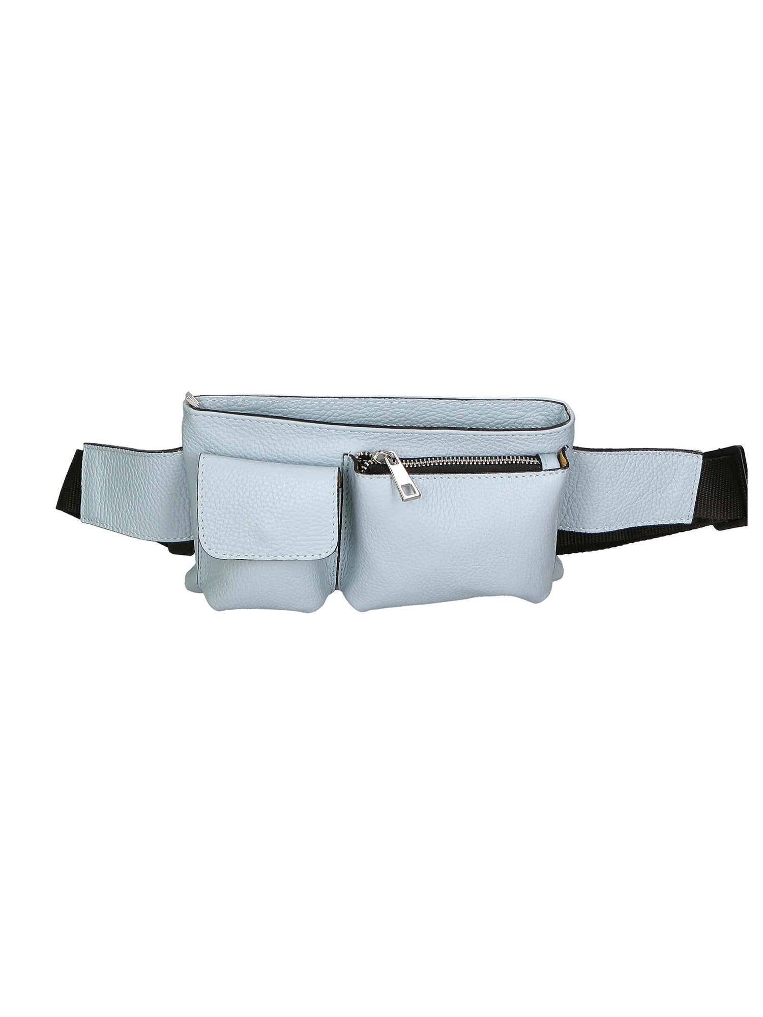 Aisha 04733-D92 CELESTE HEAVENLY Marsupio da donna in vera pelle + canvas Gave Lux