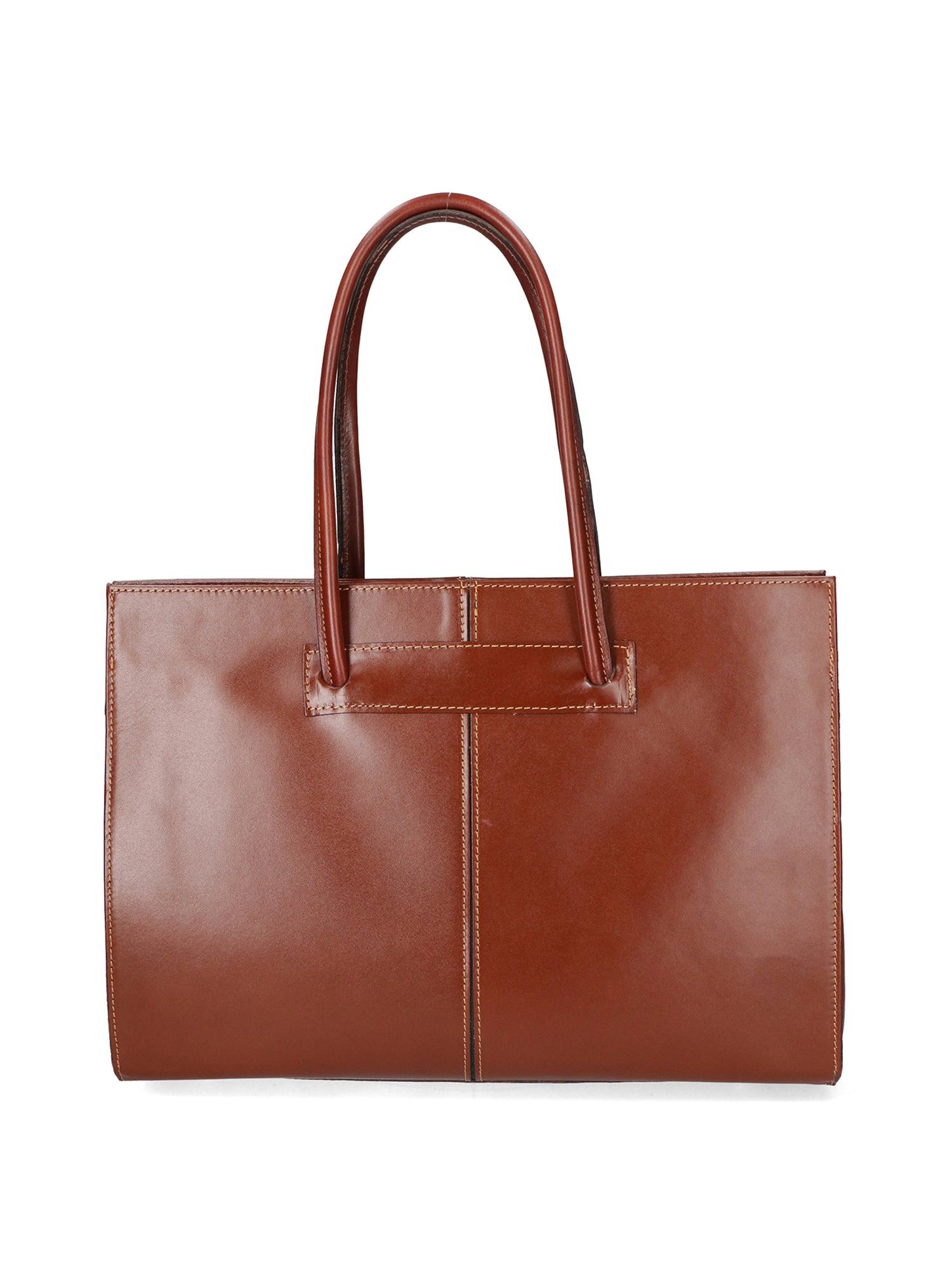 Eugenia Borsa a mano da donna 100% pelle 9008-MARRONE Gave Lux