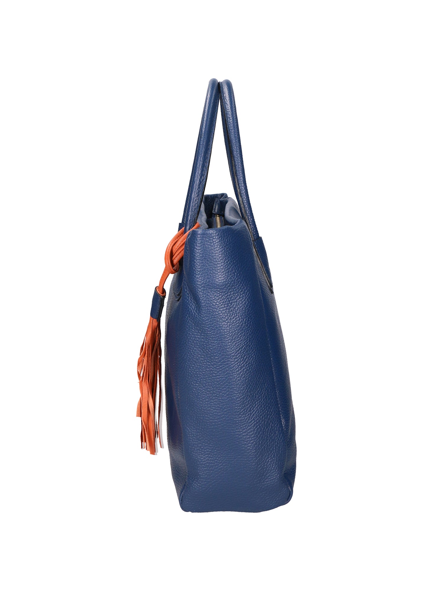Verdiana Borsa a mano da donna Vera Pelle 06505-D24 BLU JEANS Gave Lux