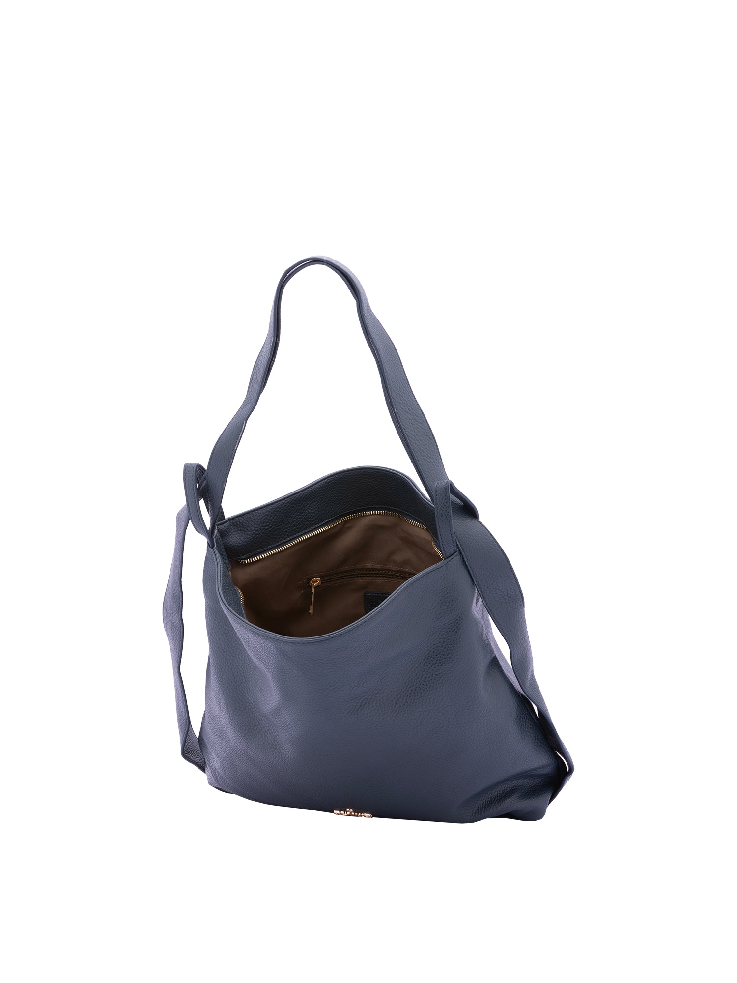 Borsa a spalla da donna Ecopelle e poliestere BC1407-BLUE B Cavalli