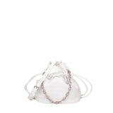 Borsa a secchiello da donna 100% PVC F6717-1-WHITE David Jones