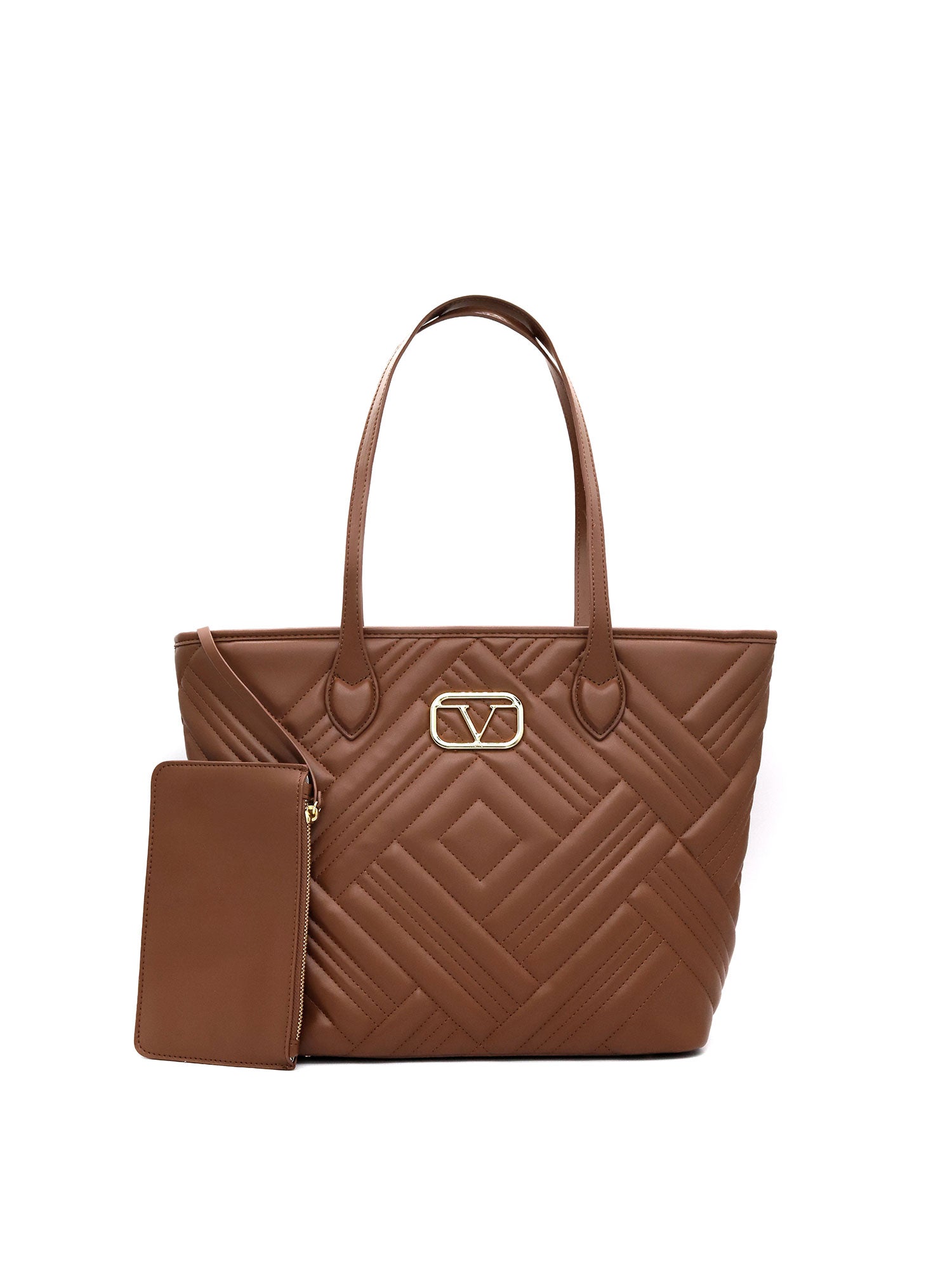 Santorini Borsa Shopper da donna Ecopelle VT-203-MARRONE 19V69 Italia